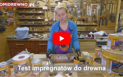 Test impregnatów do drewna