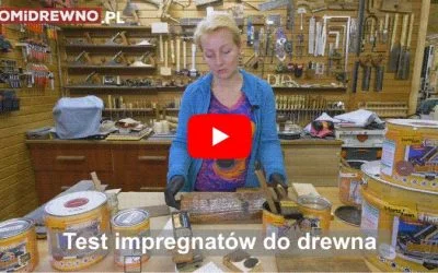 Test impregnatów do drewna